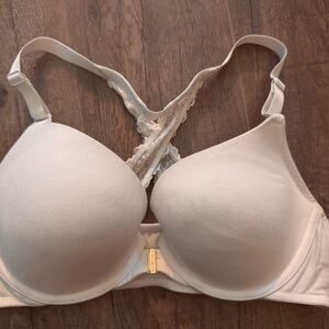 Cacique Cream Lace Detail Bra